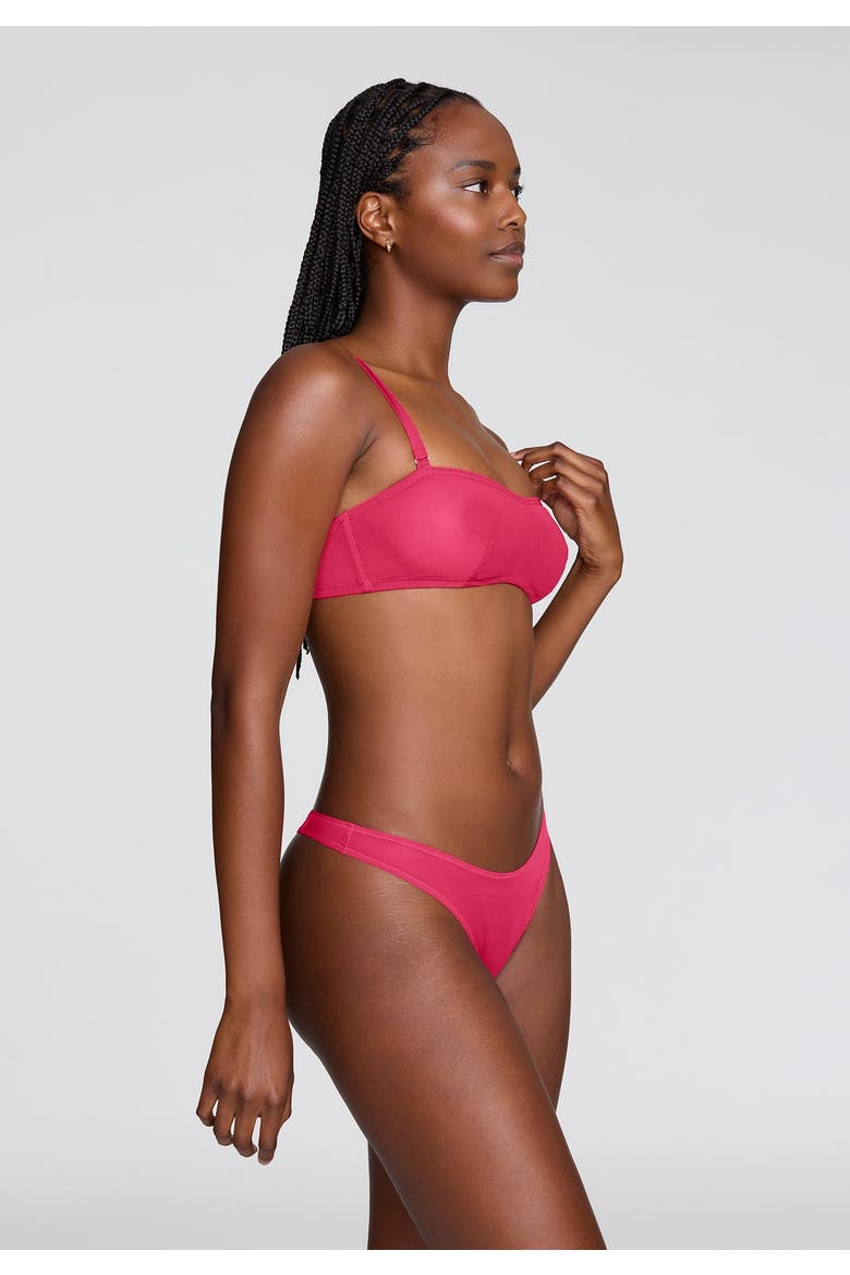 The Wireless Balconette Mesh, Alternate, color, AZALEA