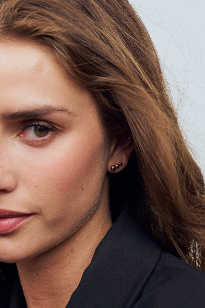 Earrings Bormio Piccolo, Alternate, color, 18K Gold Plated