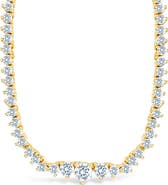 Sterling Forever Tatum Slide Tennis Necklace