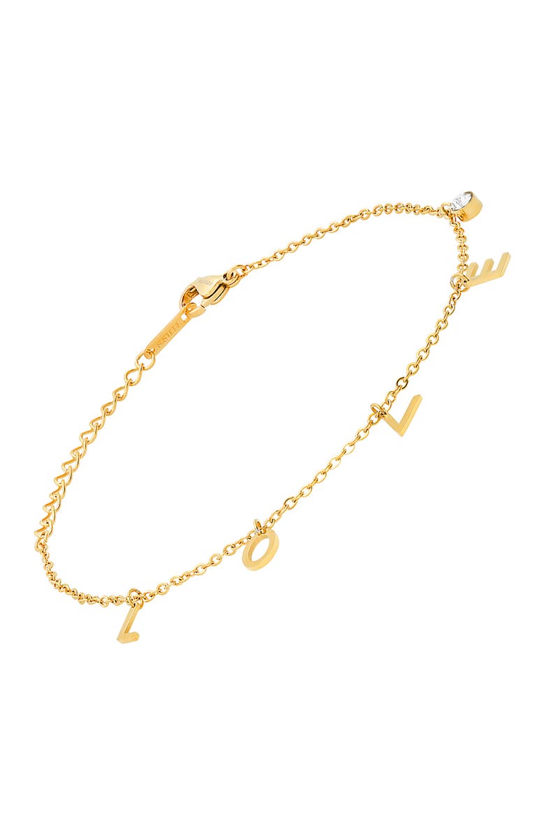 HMY JEWELRY Love Bracelet, Alternate, color, Yellow