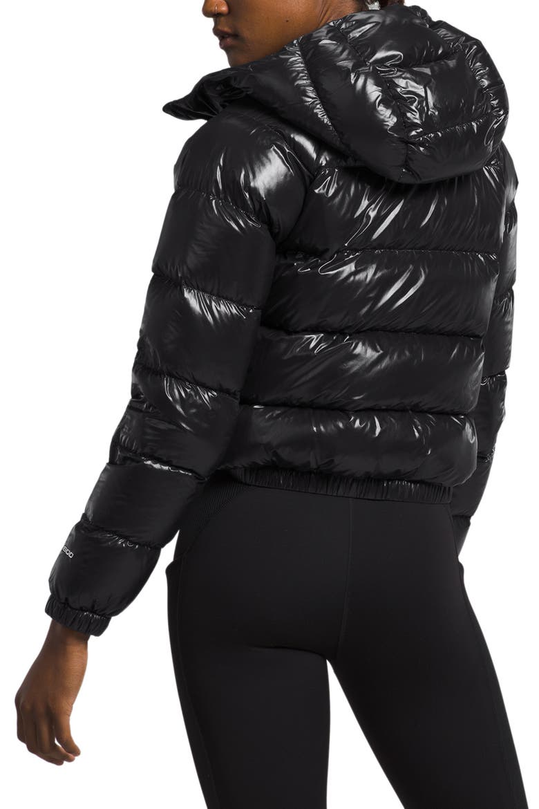 Hydrenalite Hooded Down Jacket, Alternate, color, TNF BLACK SHINE
