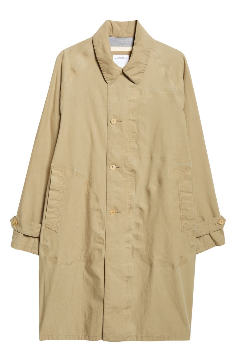 VISVIM Henderson 3L Laminated Linen Coat, Alternate, color, Beige