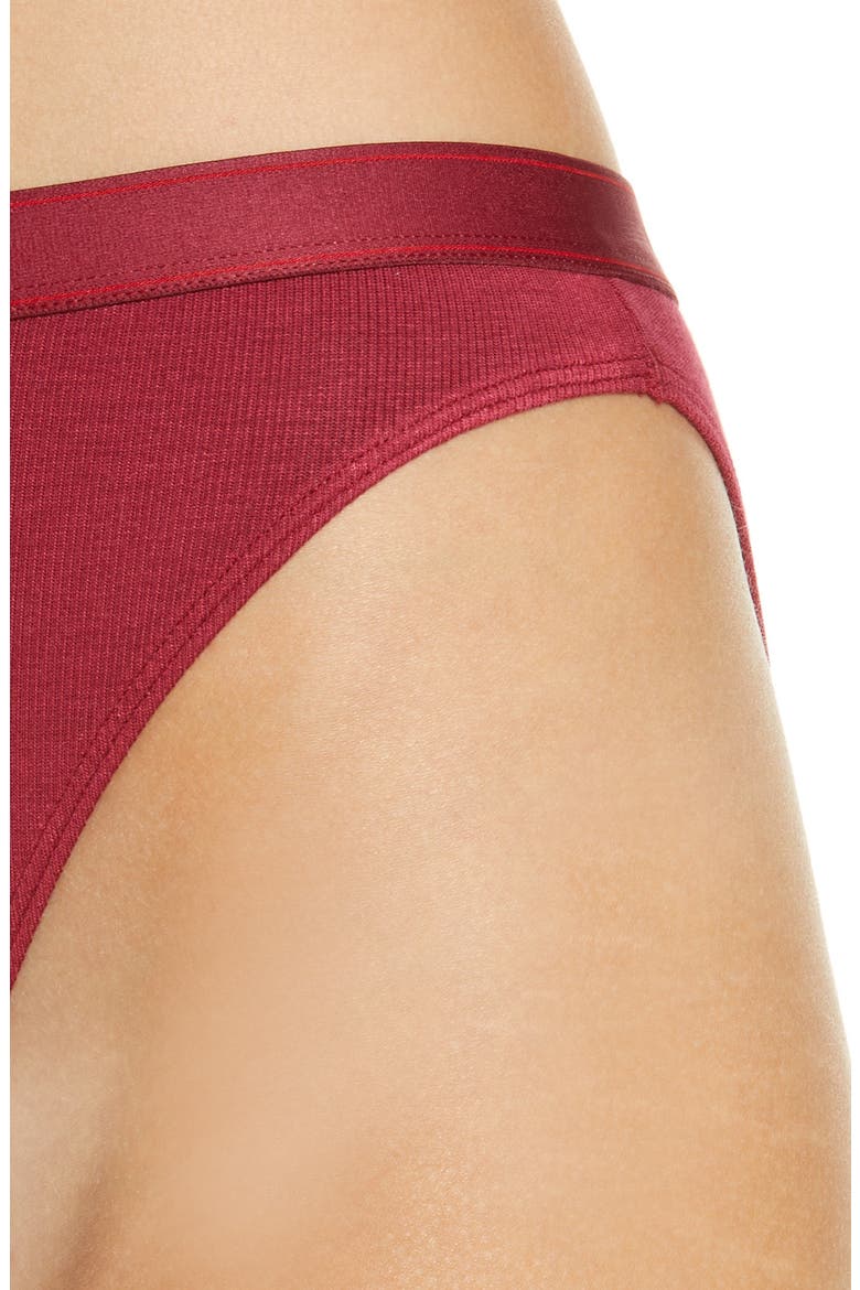 Pure Rib Bikini, Alternate, color, REBELLIOUS