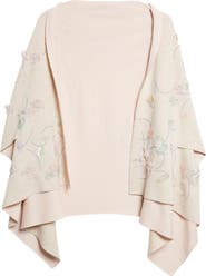 BERNADETTE Shirene Embroidered Shawl
