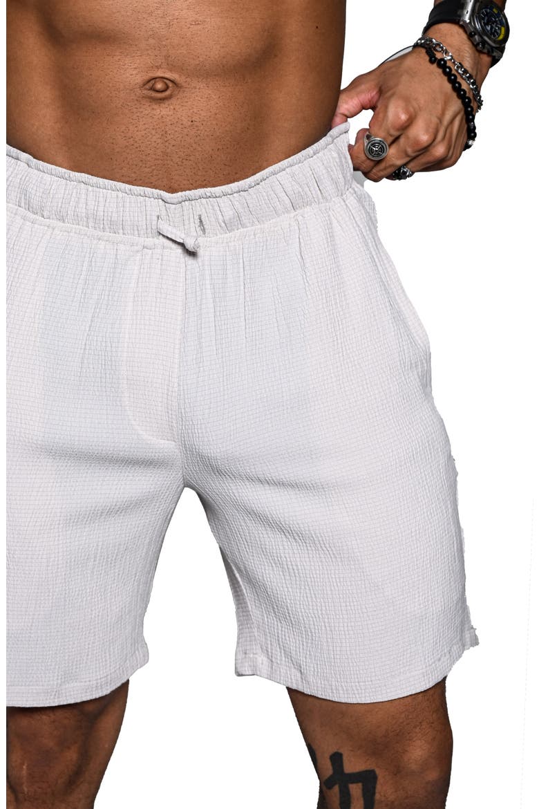 Everyday Drawcord Shorts, Alternate, color, WHITE
