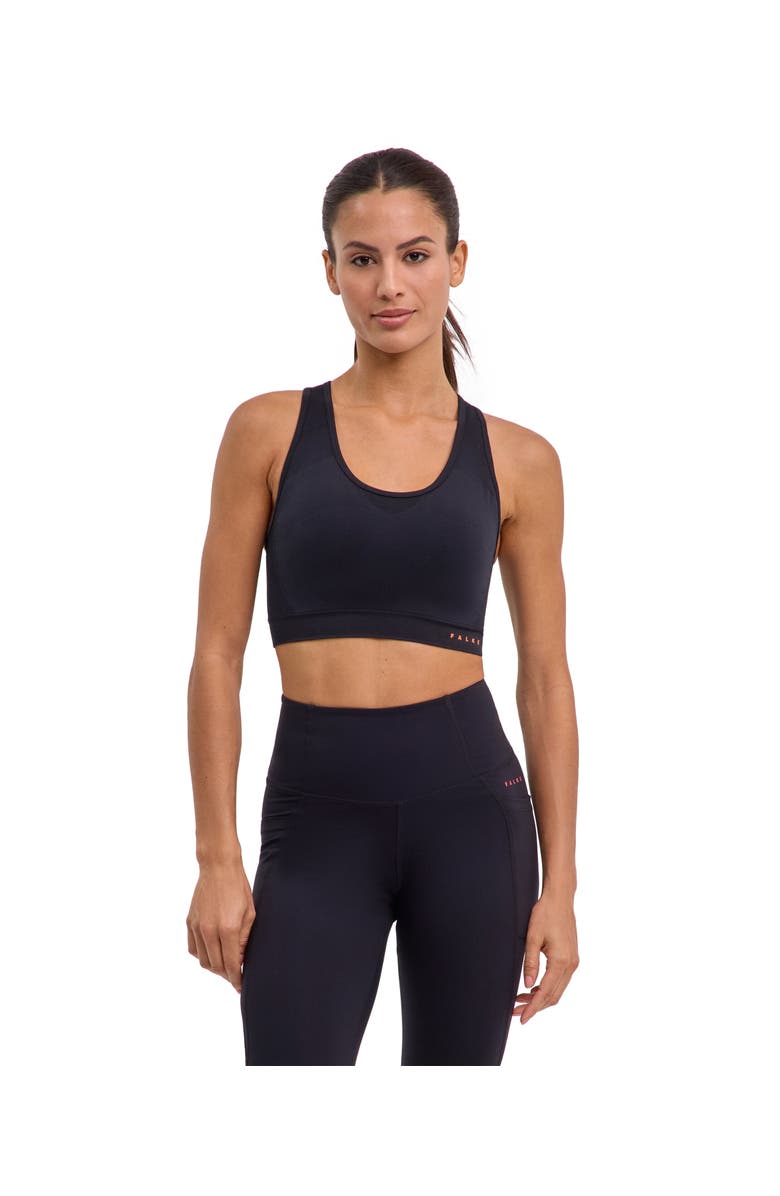 Falke Madison Low Impact Sports Bra, Main, color, Black
