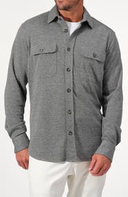 GARNET Herringbone Utility Overshirt