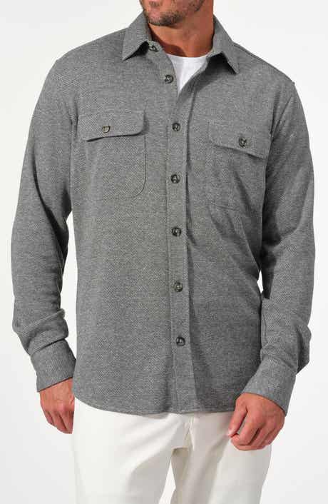 Herringbone Utility Overshirt