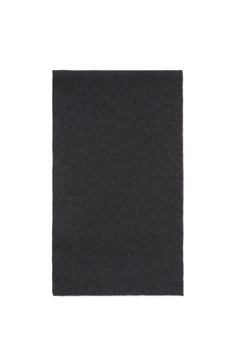 Brunello Cucinelli Cashmere knit scarf, Main, color, Lignite Grey