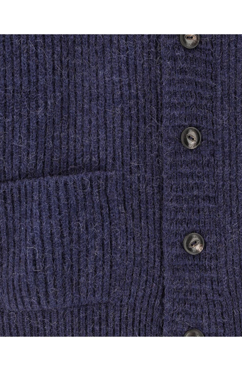 Fortela Chad Alpaca Classic Cardigan, Alternate, color, Blue