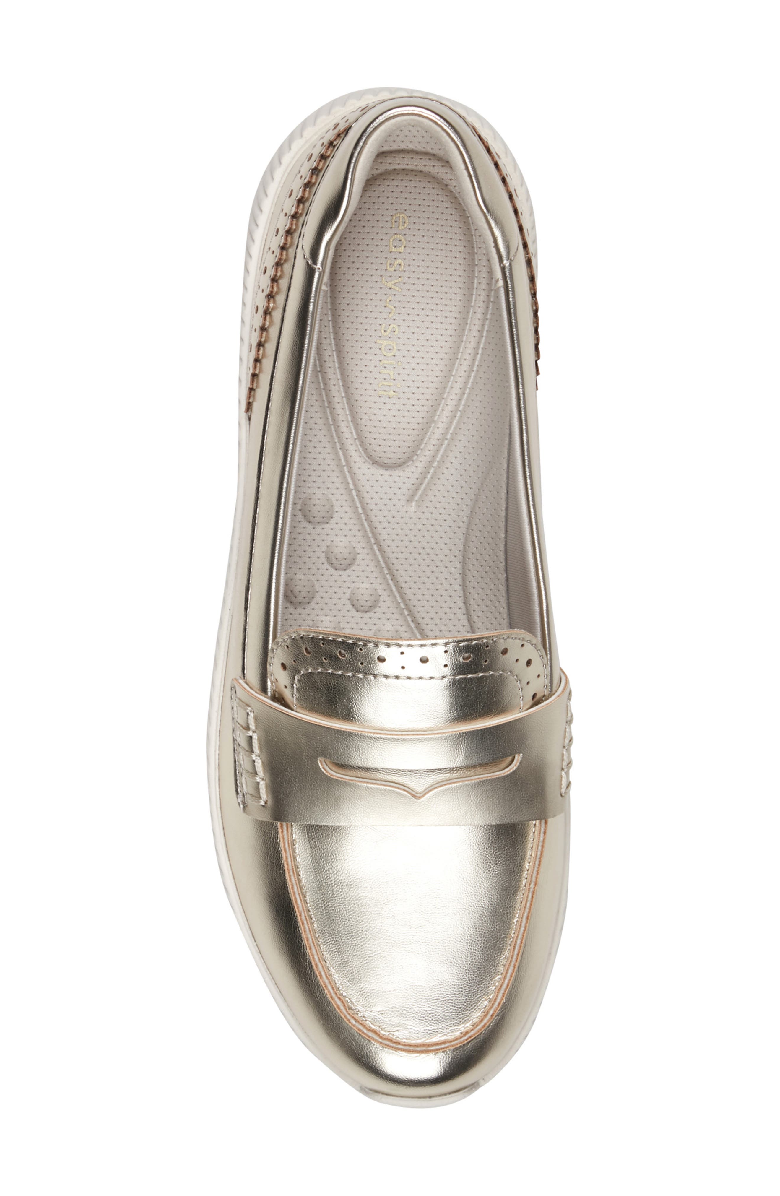 Easy Spirit Geanna Loafer, Alternate, color, Gold