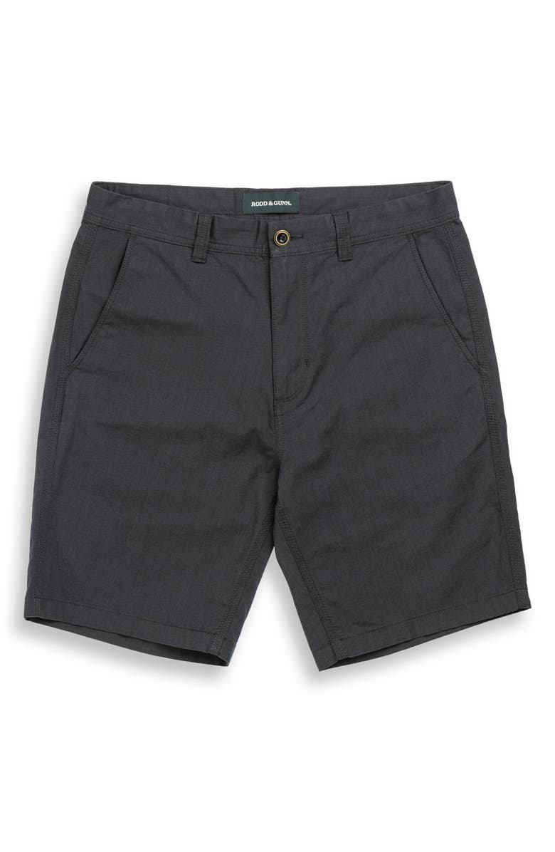Rodd & Gunn Millwater Stretch Twill Shorts, Alternate, color, Coal