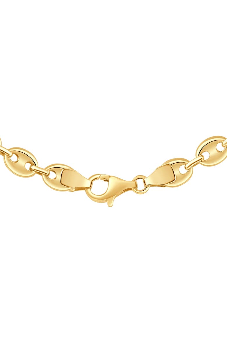14k Gold Mariner Women's 24" Chain Necklace 22 Grams 7mm Thick, Alternate, color, 14k Yellow Gold
