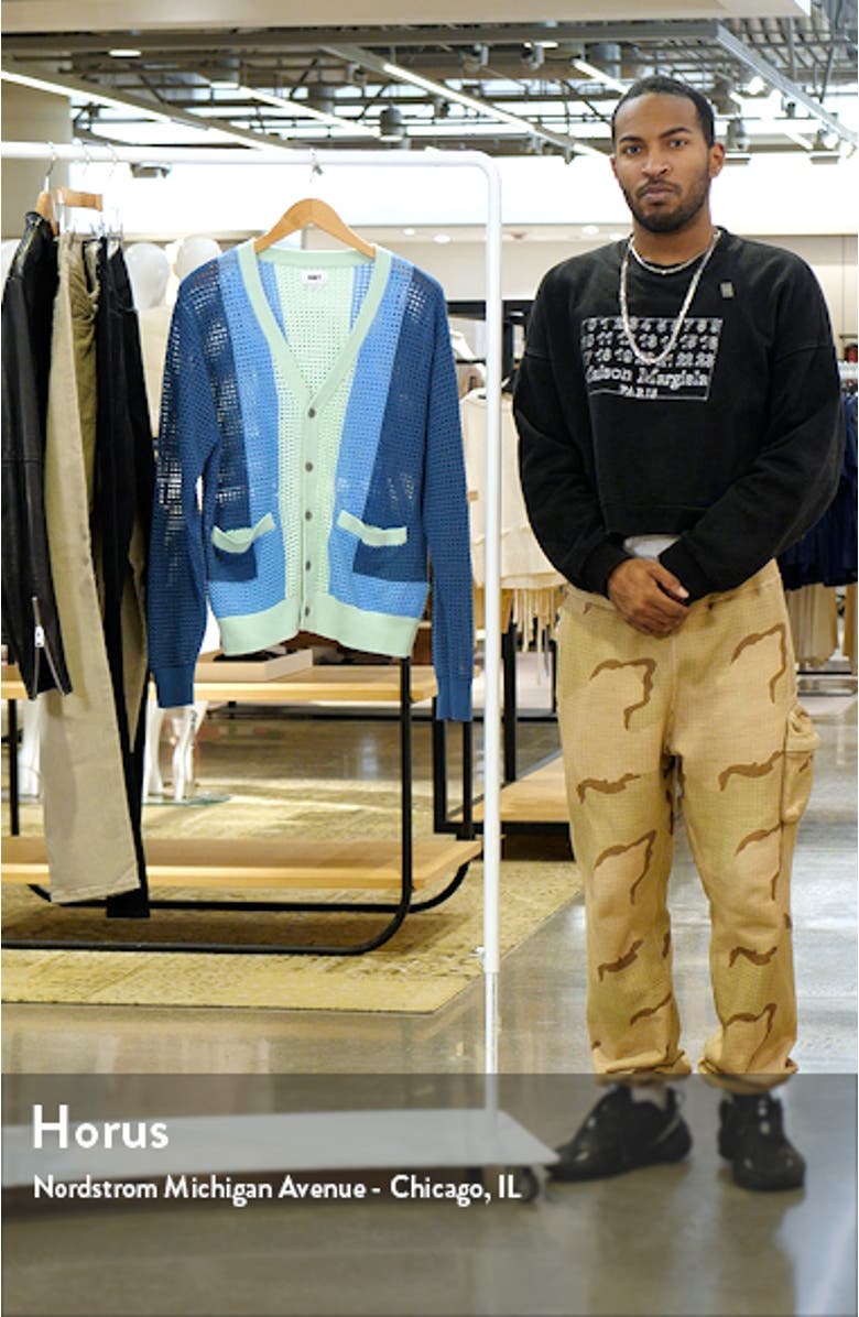 Anderson '60s Stripe Cotton Cardigan, sales video thumbnail