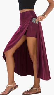 LASCANA Asymmetrical Maxi Skort