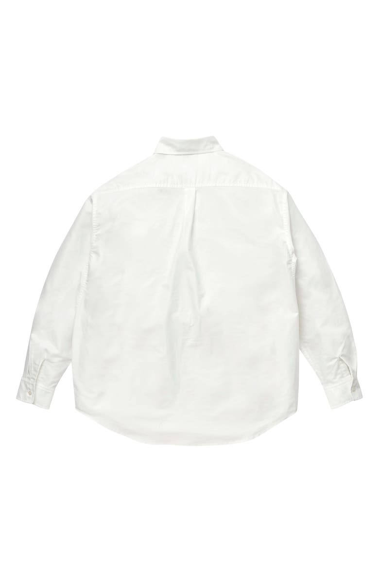 Gramicci Woven Oxford Button-Down Shirt, Alternate, color, White