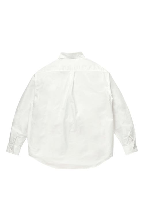 Gramicci Woven Oxford Button-down Shirt In White