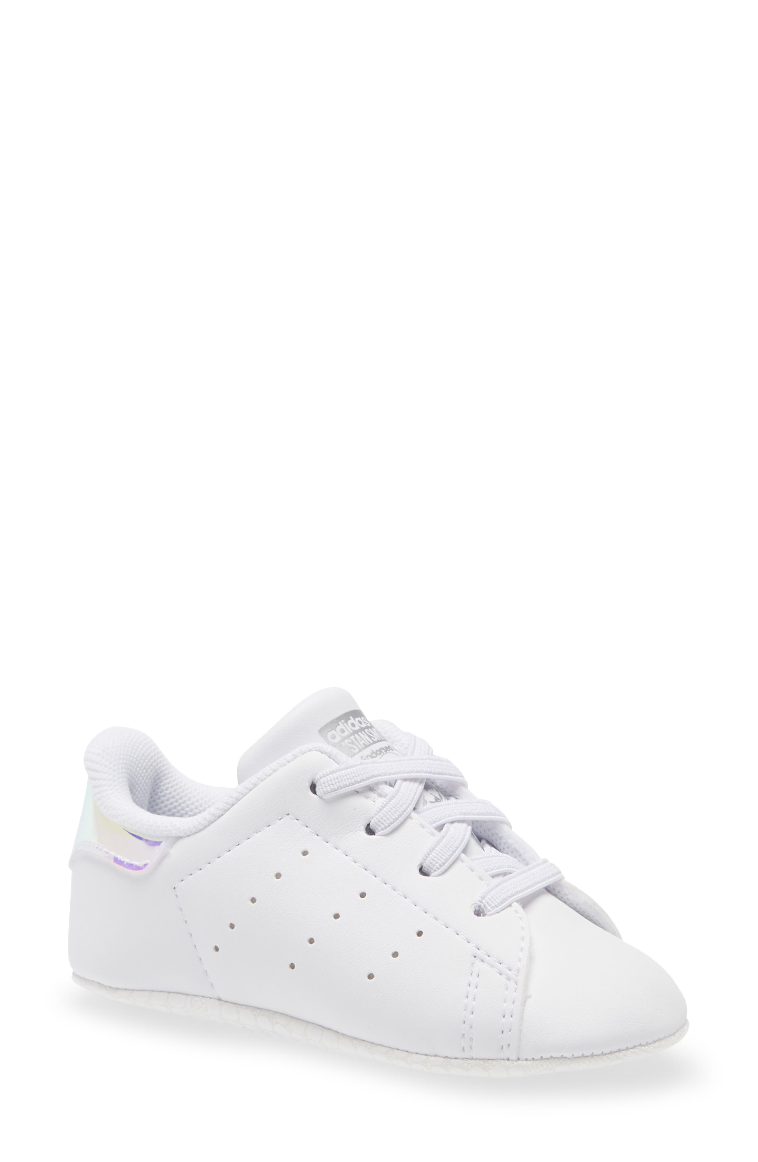 adidas Stan Smith Crib Sneaker, Main, color, 