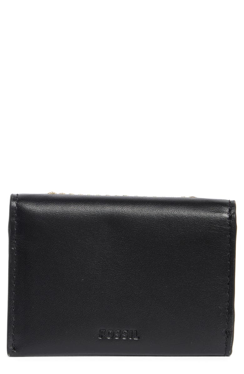 Fossil Westover Snap Bifold, Main, color, Black