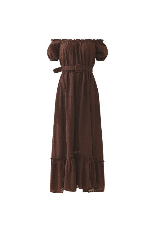 Eddy Luna Dress In Brown