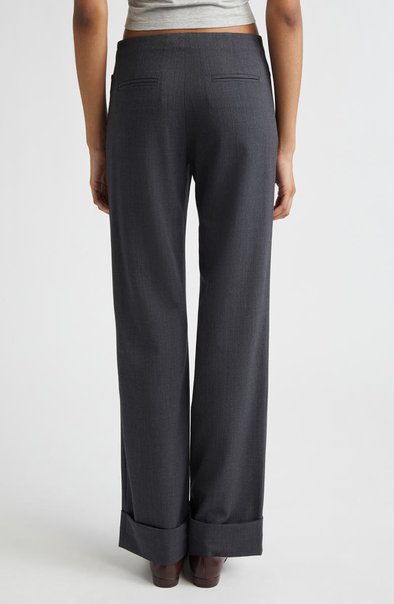 Paloma Wool Lomba Low Waist Straight Leg Pants, Alternate, color, Grey