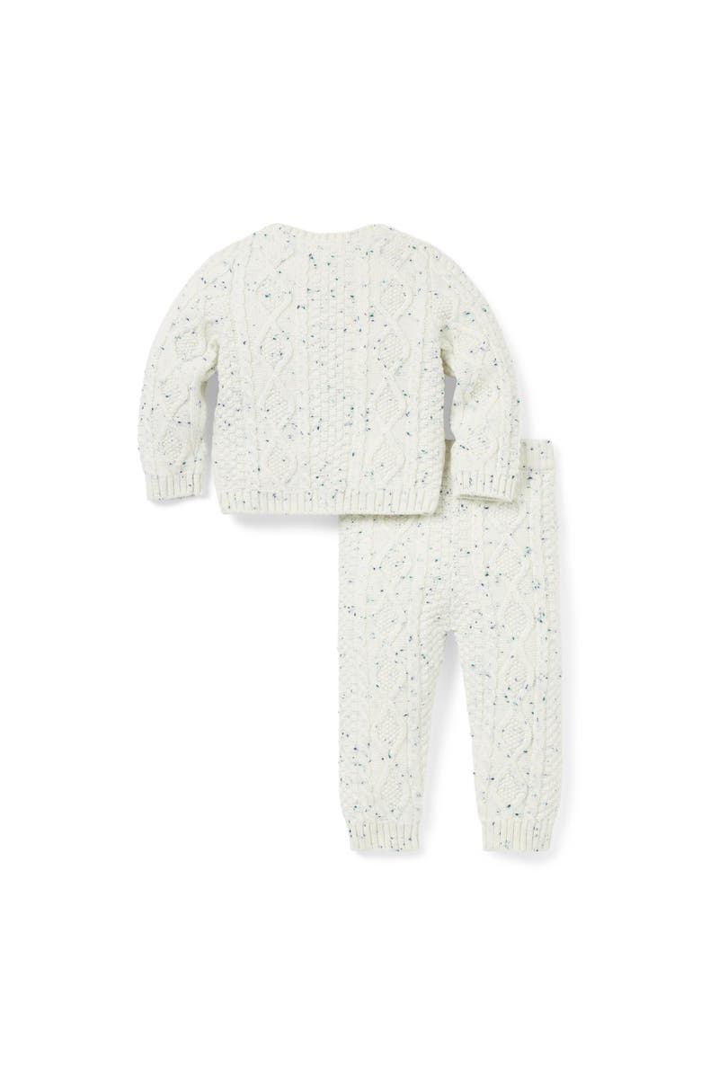 Janie and Jack Baby Cable Knit Matching Set, Alternate, color, 