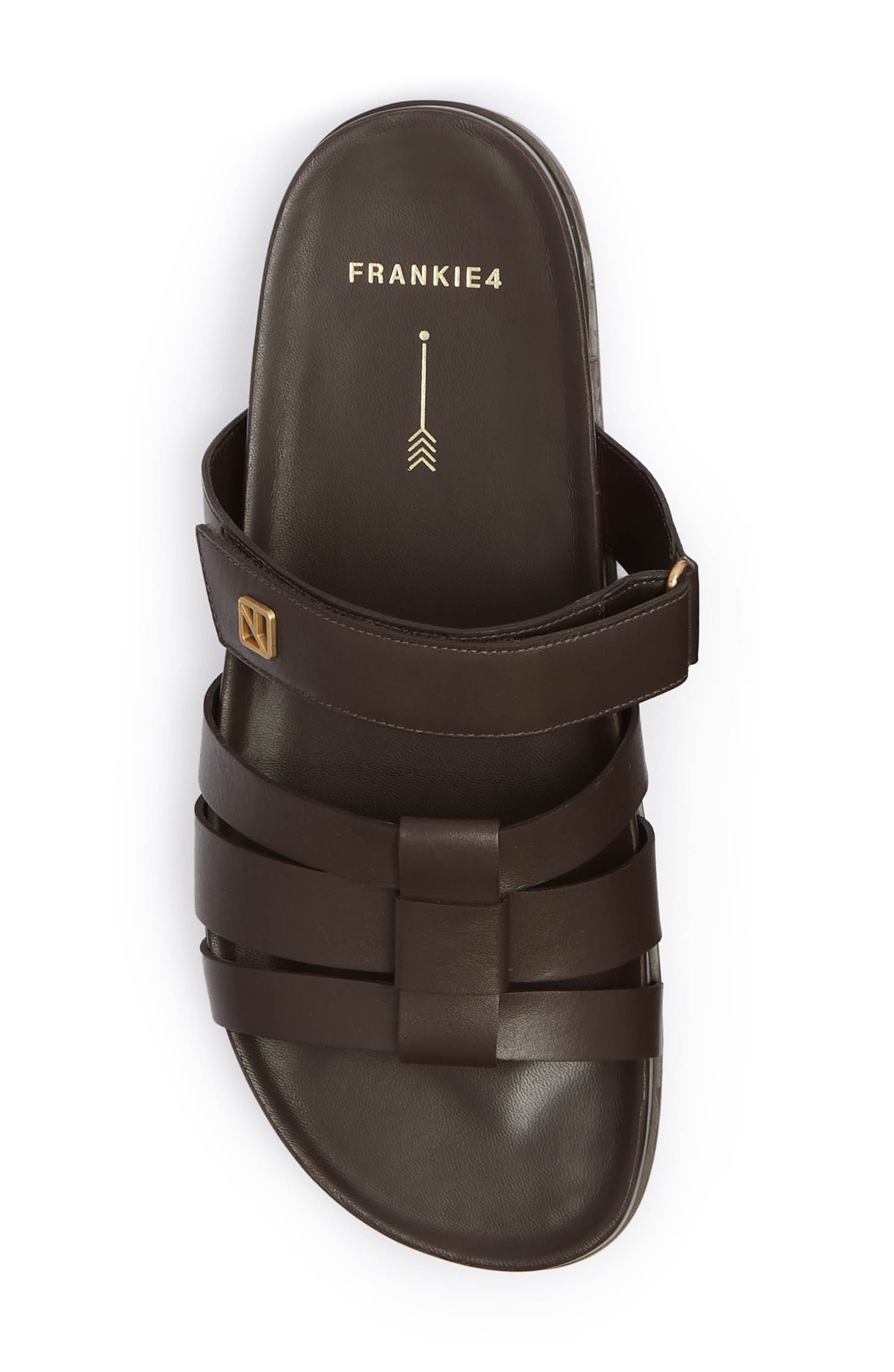 FRANKIE4 Kendall Slide Sandal, Alternate, color, Chocolate