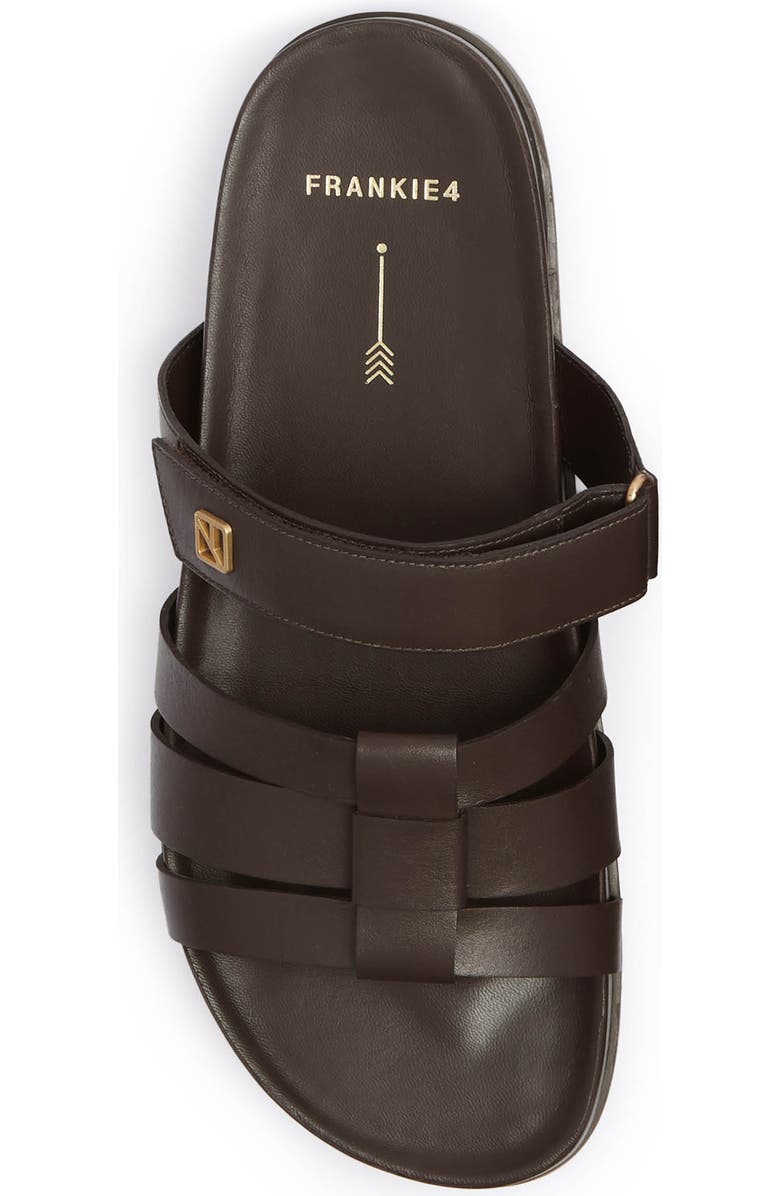 FRANKIE4 Kendall Slide Sandal, Alternate, color, Chocolate