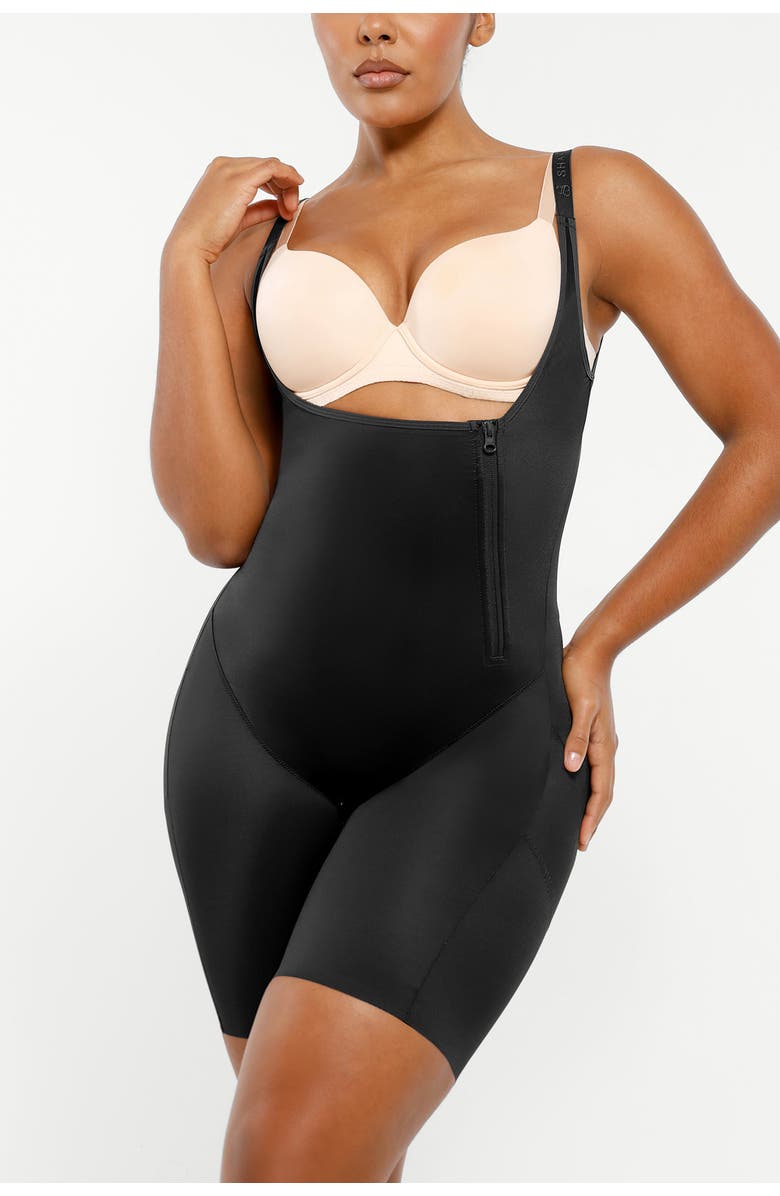 Shapellx Open Bust Butt-Lifting Full Bodysuit, Main, color, Onyx Black