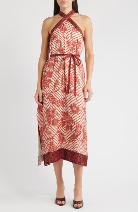 Betty Tie Waist Maxi Dress