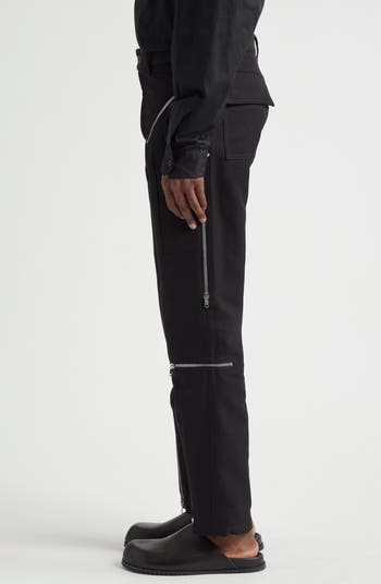 【関税込み】rick owens HEADON UTILITY' PANTS Rick Owens Headon Zip Detail Cotton Duck Utility Pants