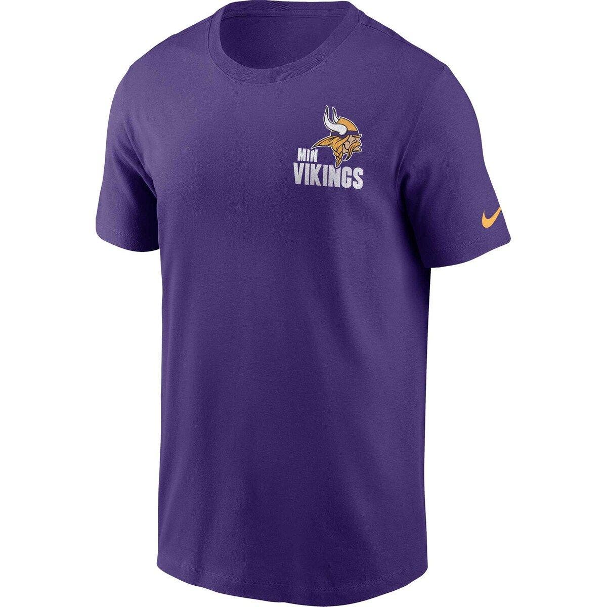 Men's Nike Purple Minnesota Vikings Blitz Essential T-Shirt - image 2
