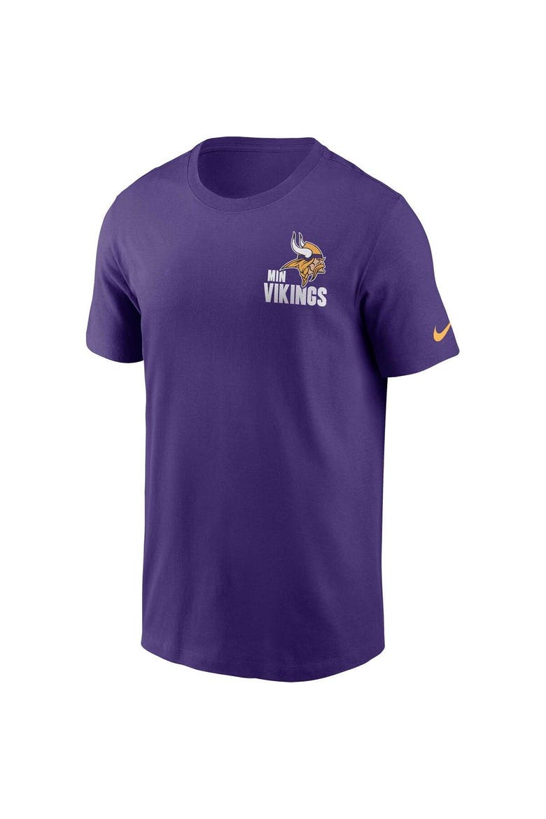 Men's Nike Purple Minnesota Vikings Blitz Essential T-Shirt, Alternate, color, Purple