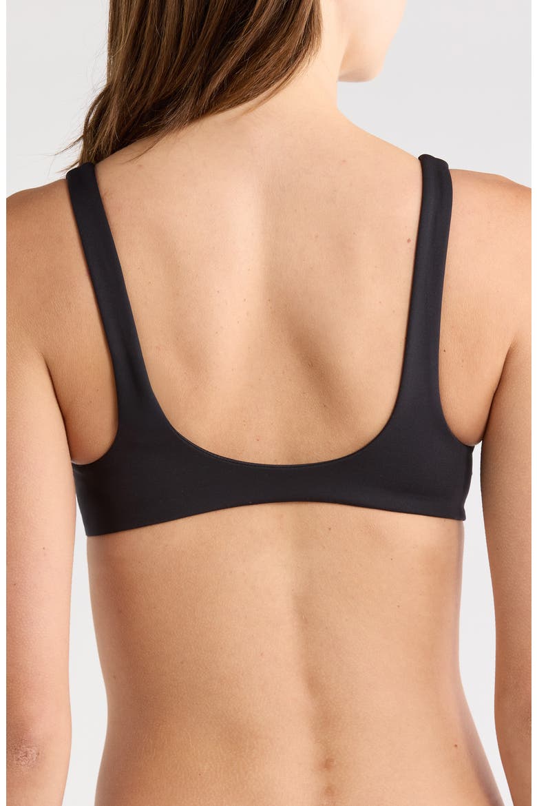 Plunge Bikini Top, Alternate, color, JET