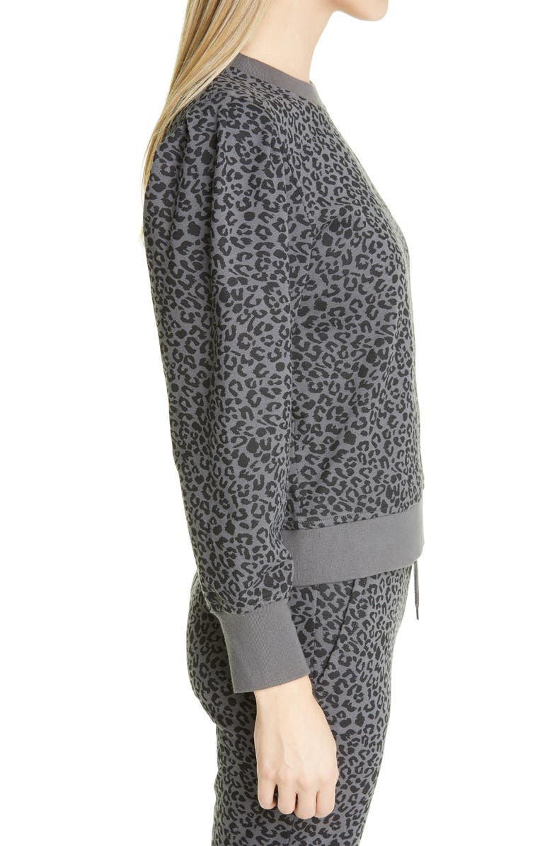 Rails Marcie Cheetah Print Cotton Blend Sweatshirt, Alternate, color, 