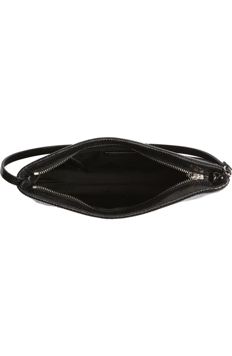 Rebecca Minkoff Leather Zip Clutch, Alternate, color,