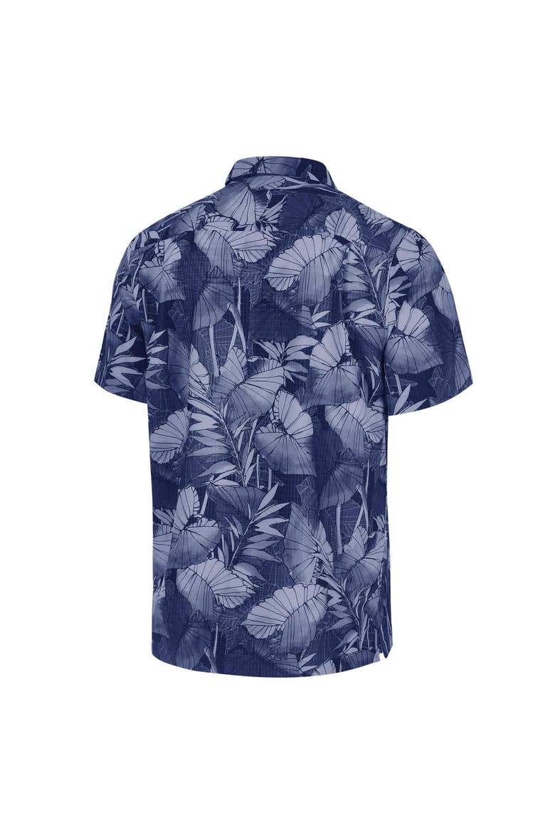 Men's Tommy Bahama Navy Dallas Cowboys Bahama Coast Nuevo Fronds Camp Button-Up Shirt, Alternate, color, Navy