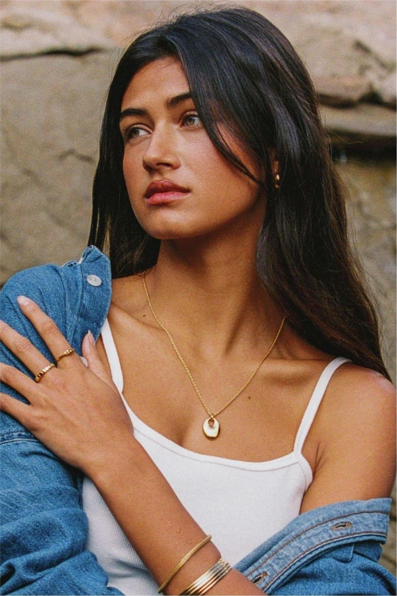 Reverie Necklace, Alternate, color, Gold