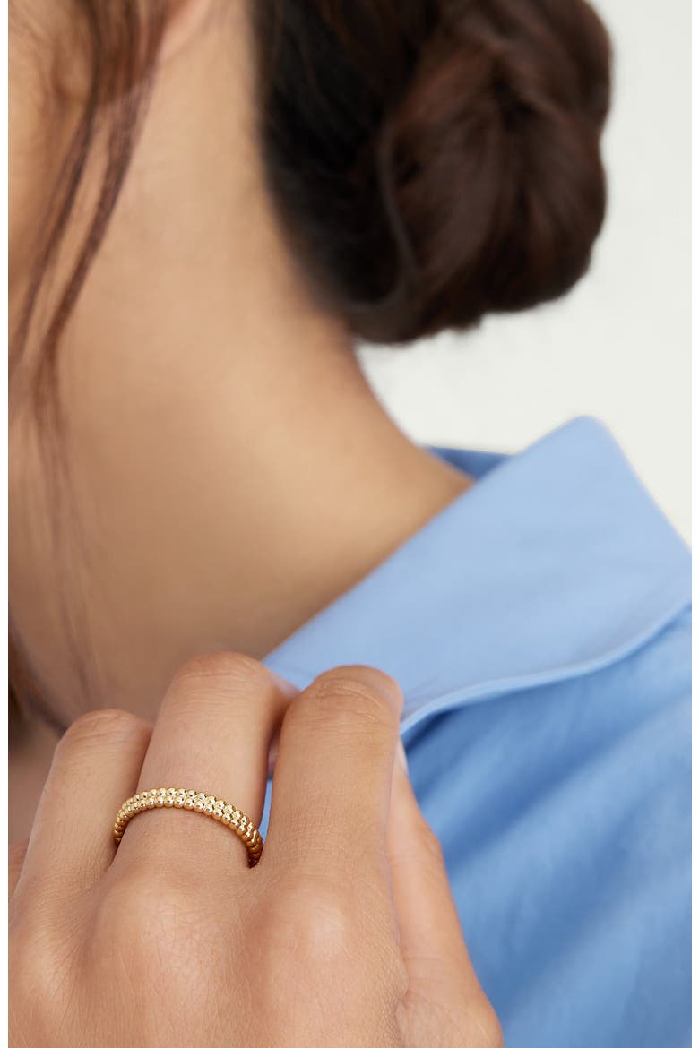 Duo Beaded Stacker Ring, Alternate, color, 18k Gold Vermeil