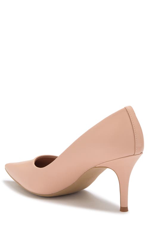 Linea Paolo Paris Pointed Toe Leather Pump In Pink