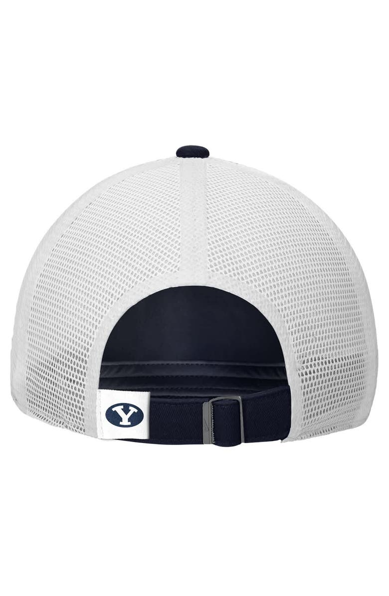 Nike Men's Nike Navy BYU Cougars On-Field Club Adjustable Trucker Hat, Alternate, color, Navy