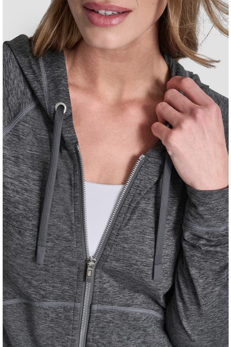 Spacedye Full Zip Hoodie, Alternate, color, BLACK SPACEDYE