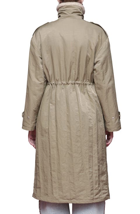 Faux Fur Trim Water Resistant Anorak