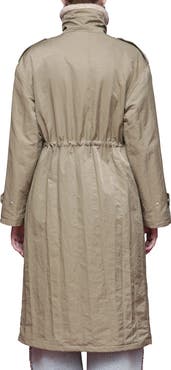 Avec Les Filles Faux Fur Trim Water Resistant Anorak
