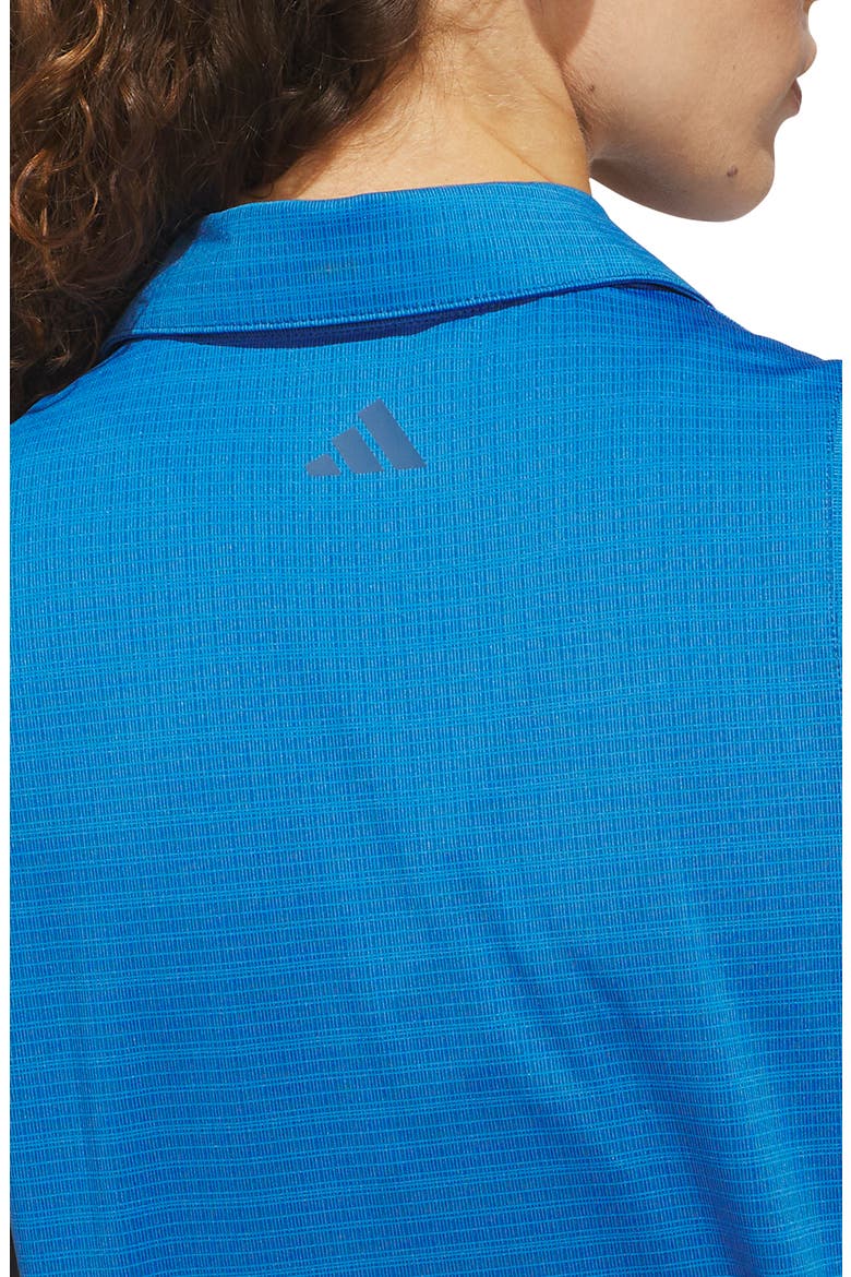 Performance Sleeveless Jacquard Polo, Alternate, color, LUCID RAY BLUE
