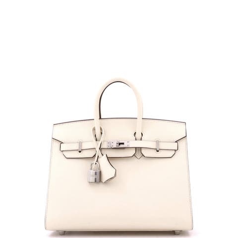 Birkin Sellier Bag Light Epsom with Palladium Hardware 25