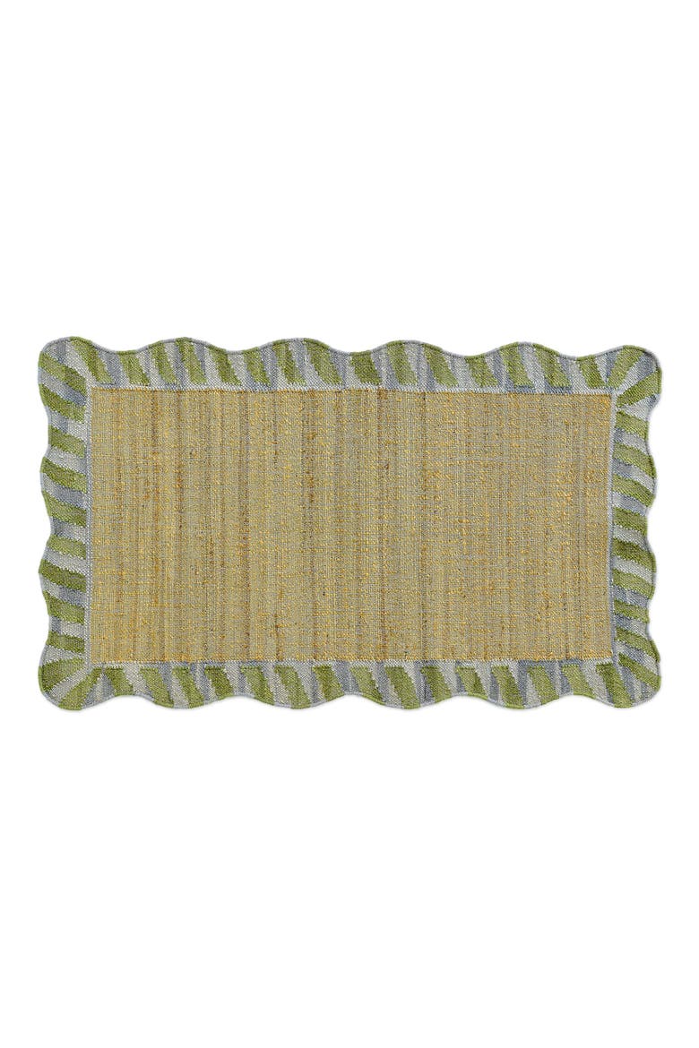 Jute Scalloped Rug, Main, color, BEIGE