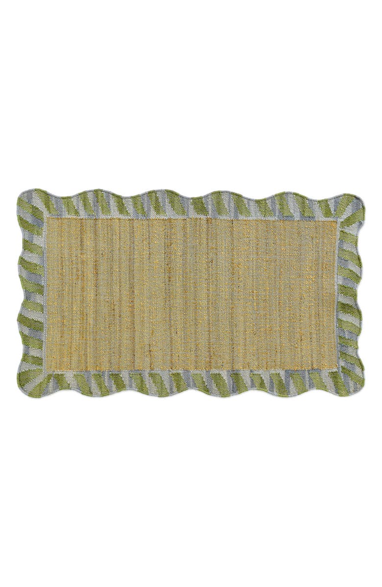 MACKENZIE CHILDS Jute Scalloped Rug, Main, color, Beige