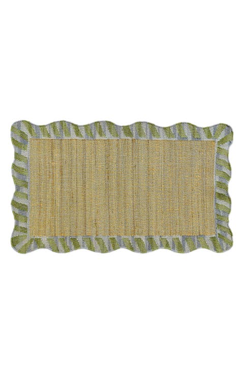 Jute Scalloped Rug