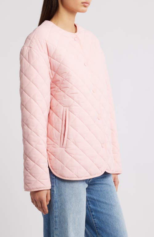 Thread & Supply Quilted Puffer Jacket In Pink